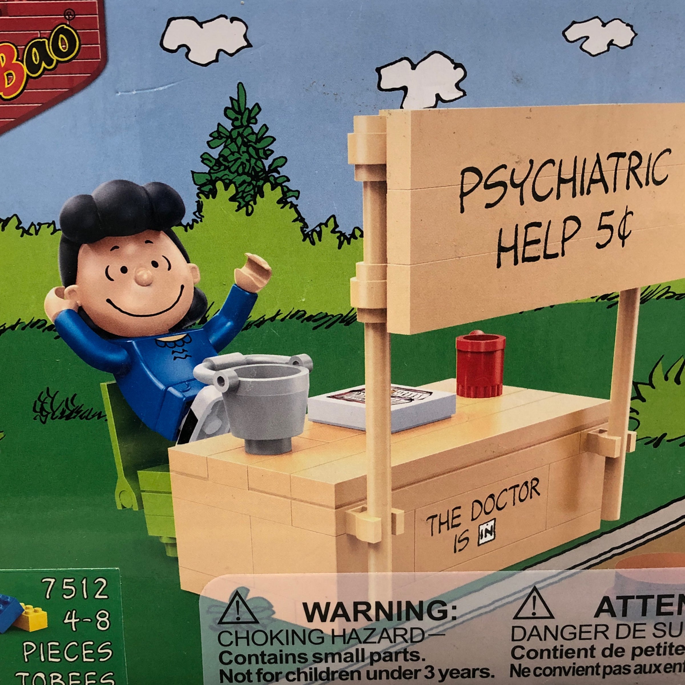 Peanuts Lego lucy 53 pieces TZ 22 | TOYZILLA Site