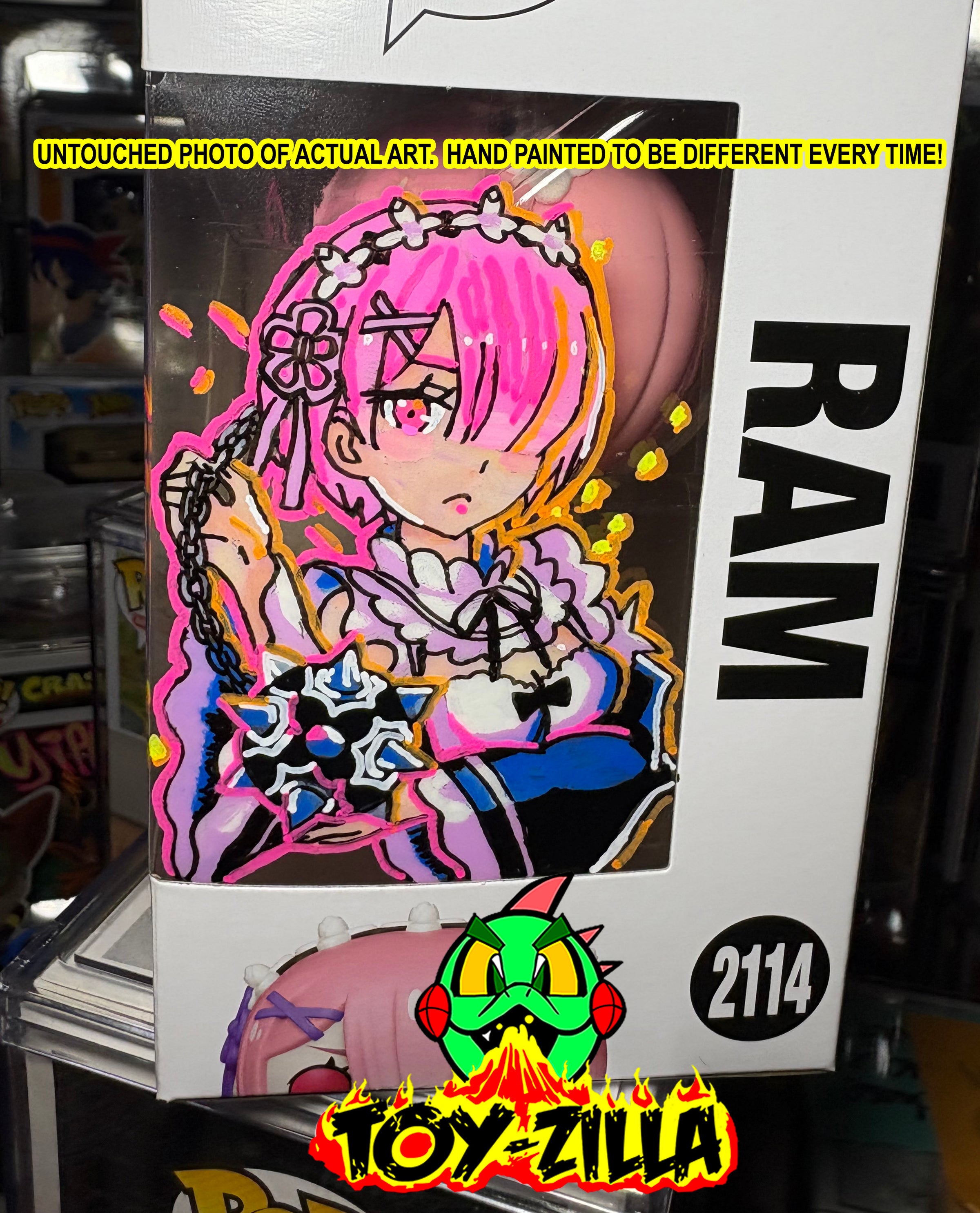 RAM RE:ZERO Signed Certified Limited Edition ART Series POP